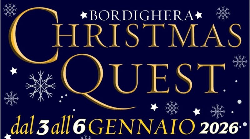 BORDIGHERA CHRISTMAS QUEST – ASPETTANDO LA BEFANA