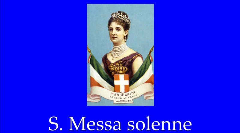 BORDIGHERA – EVENTO PER COMMEMORARE LA DIPARTITA DELLA REGINA MARGHERITA