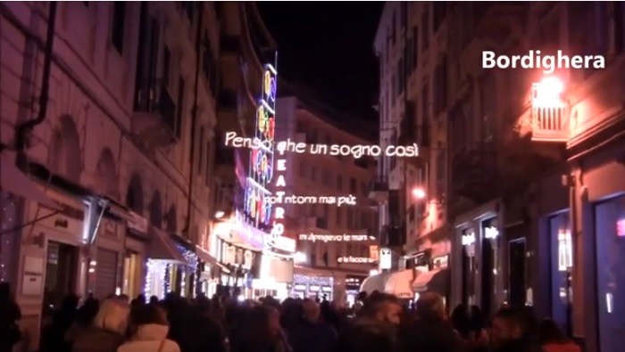 NATALE 2025 A SANREMO – ACCENSIONE ALBERO DI NATALE