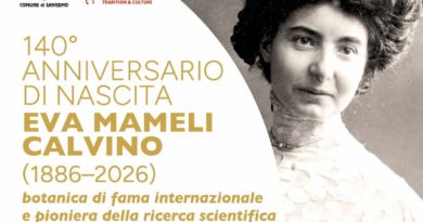 SANREMO – EVENTO PER IL 140° ANNIVERSARIO DELLA NASCITA DI EVA MAMELI CALVINO