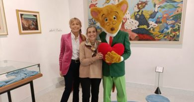 GERONIMO STILTON E LA SCRITTRICE ELISABETTA DAMI IN VISITA AL MUSEO CIVICO DI SANREMO