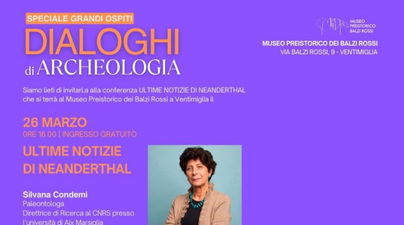 SILVANA CONDEMI OSPITE ALL’AREA ARCHEOLOGICA DEI BALZI ROSSI