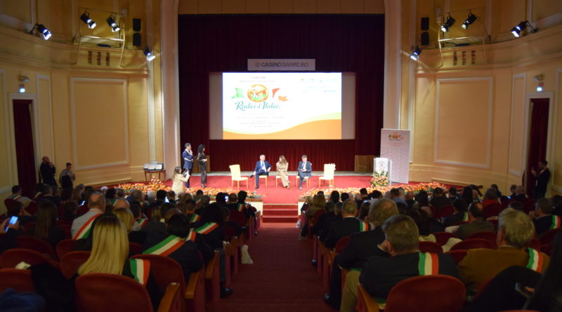 FORUM “BANDIERA ARANCIONE – RADICI D’ITALIA” ALESSANDRO MAGER SINDACO DI SANREMO AL TEATRO DEL CASINO’