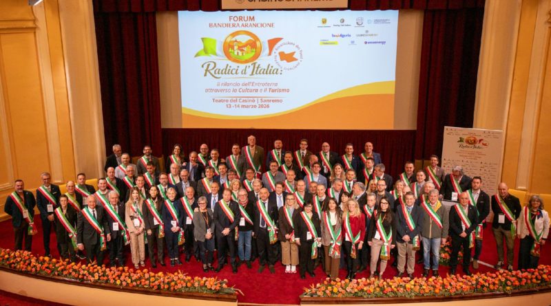 GRANDE SUCCESSO PER IL FORUM “BANDIERA ARANCIONE – RADICI D’ITALIA” AL CASINO’ DI SANREMO