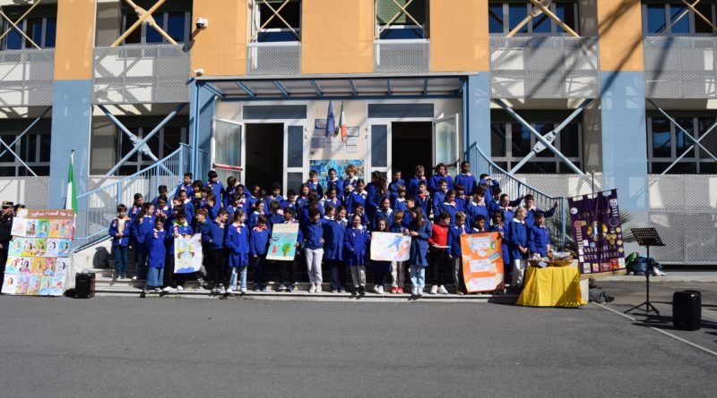 FESTA PER L’ANNIVERSARIO DELL’UNITA’ D’ITALIA NEL PLESSO SCOLASTICO DI VIA PELLOUX A BORDIGHERA( FOTO-VIDEO)
