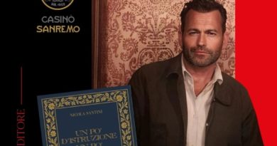 SANREMO – NICOLA SANTINI DIRETTORE DEL SETTIMANALE VERO OSPITE AI MARTEDI’ LETTERARI