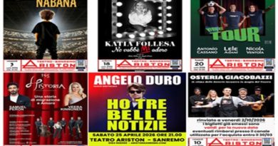 SANREMO – LA SORPRESA DI PASQUA E PASQUETTA E’ IL CINEMA A 7 EURO