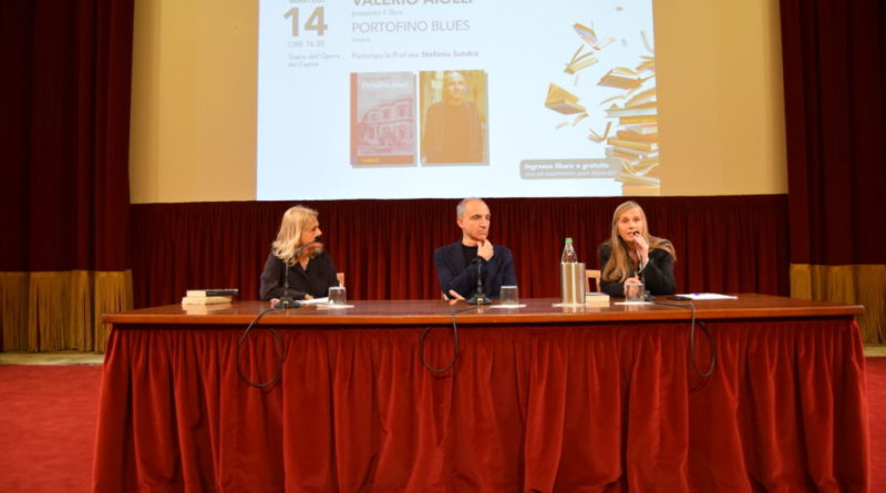 VALERIO AIOLLI HA PRESENTATO IL SUO LIBRO “PORTOFINO BLUES” AL CASINO’ DI SANREMO VIDEO E FOTO)