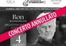 ANNULLAMENTO CONCERTO RON DEL 4 AGOSTO A SANREMO
