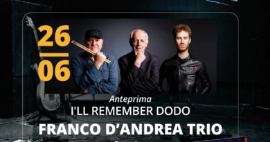 AL VIA UNOJAZZ&BLUES CON FRANCO D’ANDREA E L’OMAGGIO A DODO GOYA