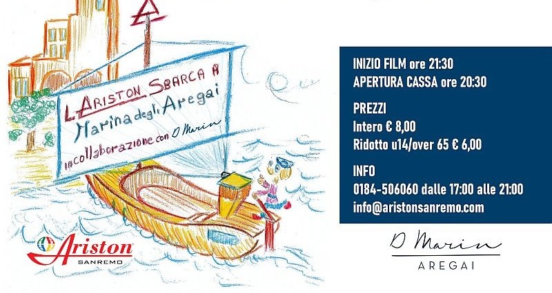 CINEMA ALL’APERTO A MARINA DEGLI AREGAI