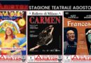 ARISTON SANREMO – GLI SPETTACOLI DEL MESE DI AGOSTO 2026