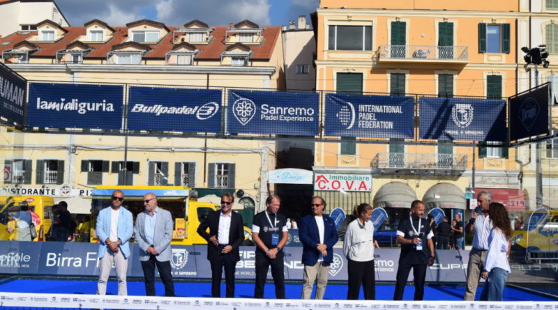 I GIOVANI INCONTRANO IL “SANREMO PADEL EXPERIENCE” INAUGURAZIONE