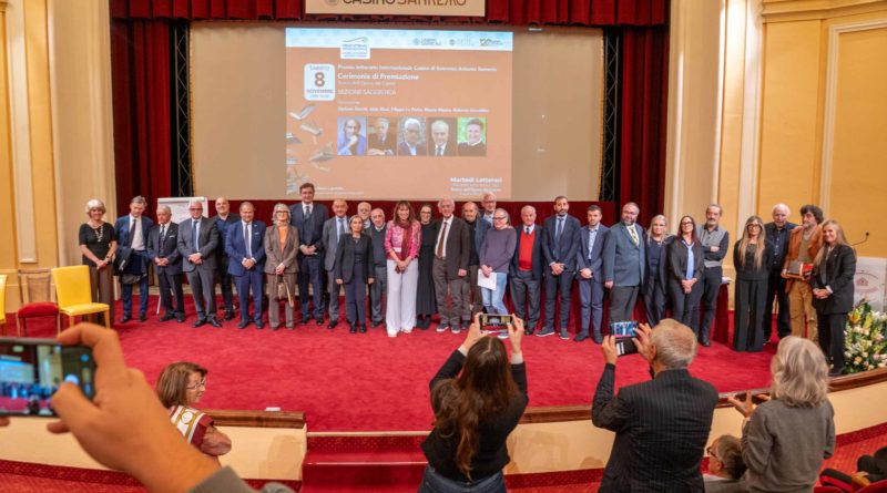 CERIMONIA DEL PREMIO INTERNAZIONALE CASINO’ DI SANREMO ANTONIO SEMERIA
