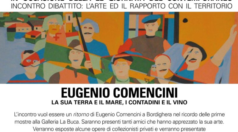 GIORNATA DEL CONTEMPORANEO A BORDIGHERA – DIBATTITO CON LUIGI IPERTI