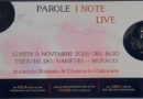 “Quello che siamo – Parole / Note Live” con Maurizio Rossato e Giancarlo Cattaneo – Théâtre des Variétés Monaco