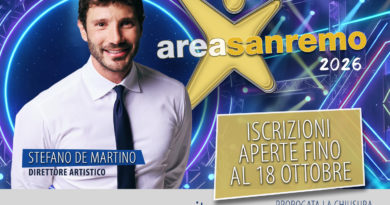 “AREA SANREMO” ISCRIZIONI PROROGATE A DOMENICA 18 OTTOBRE 2026