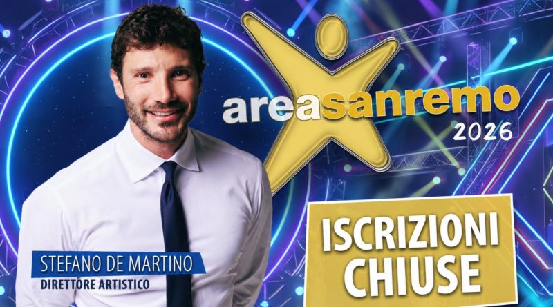 AREA SANREMO 2026: 523 GIOVANI ARTISTI IN GARA SOGNANDO IL FESTIVAL