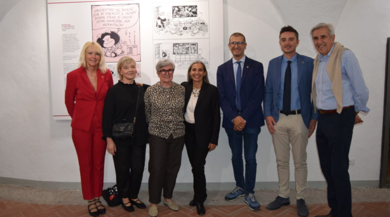 INAUGURAZIONE MOSTRA “QUINO LA PACE E I DIRITTI UMANI. MAFALDA AL TENCO”